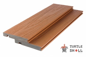 Ступени Turtle Shell Bullnose, Thai Teak, Co-Extrusion